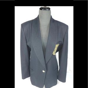 Classiques Black 100% wool blazer